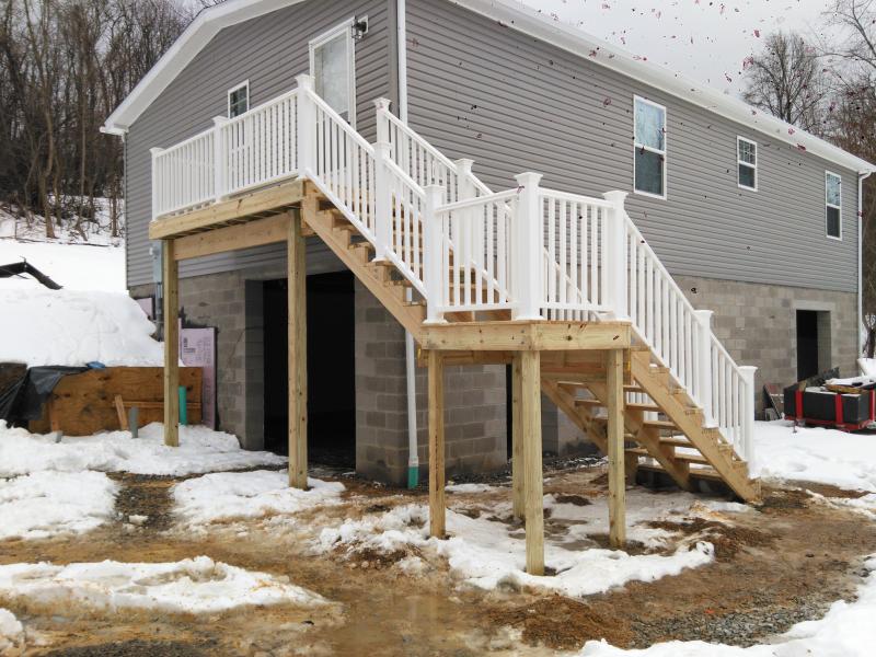 Deck stairway