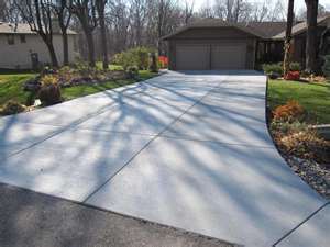 concrete drieway