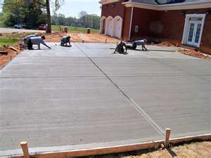 concrete drive