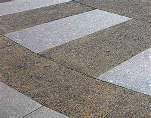 expossed aggregate/broomed